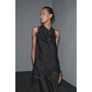 ZARA ZW COLLECTION LACE HALTER TOP